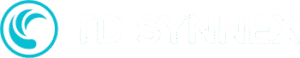 TD SYNNEX logo on black background.