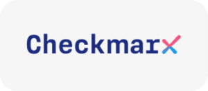 A blue and white logo for beckman.