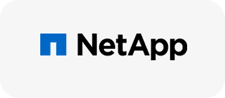 A logo of netapp for the company.