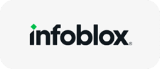 A black and white logo of infoblox