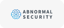 A blue and white logo of abnormity security